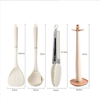 Cross-border All-in-one Silicone Cookware Set for Home Kitchen, Including Spatula And Ladle, High-temperature Resistant, Non-stick Silicone Spatula, Wholesale.