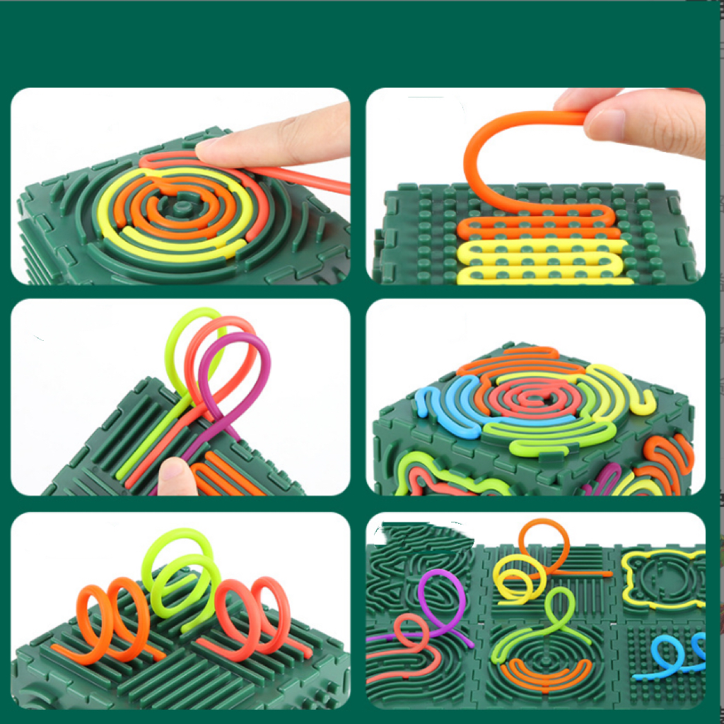 Amazon Bestselling Dinosaur Stress Relief Board Educational Toy Silicone Decompression Game Puzzle Toy Sensory Activity Board