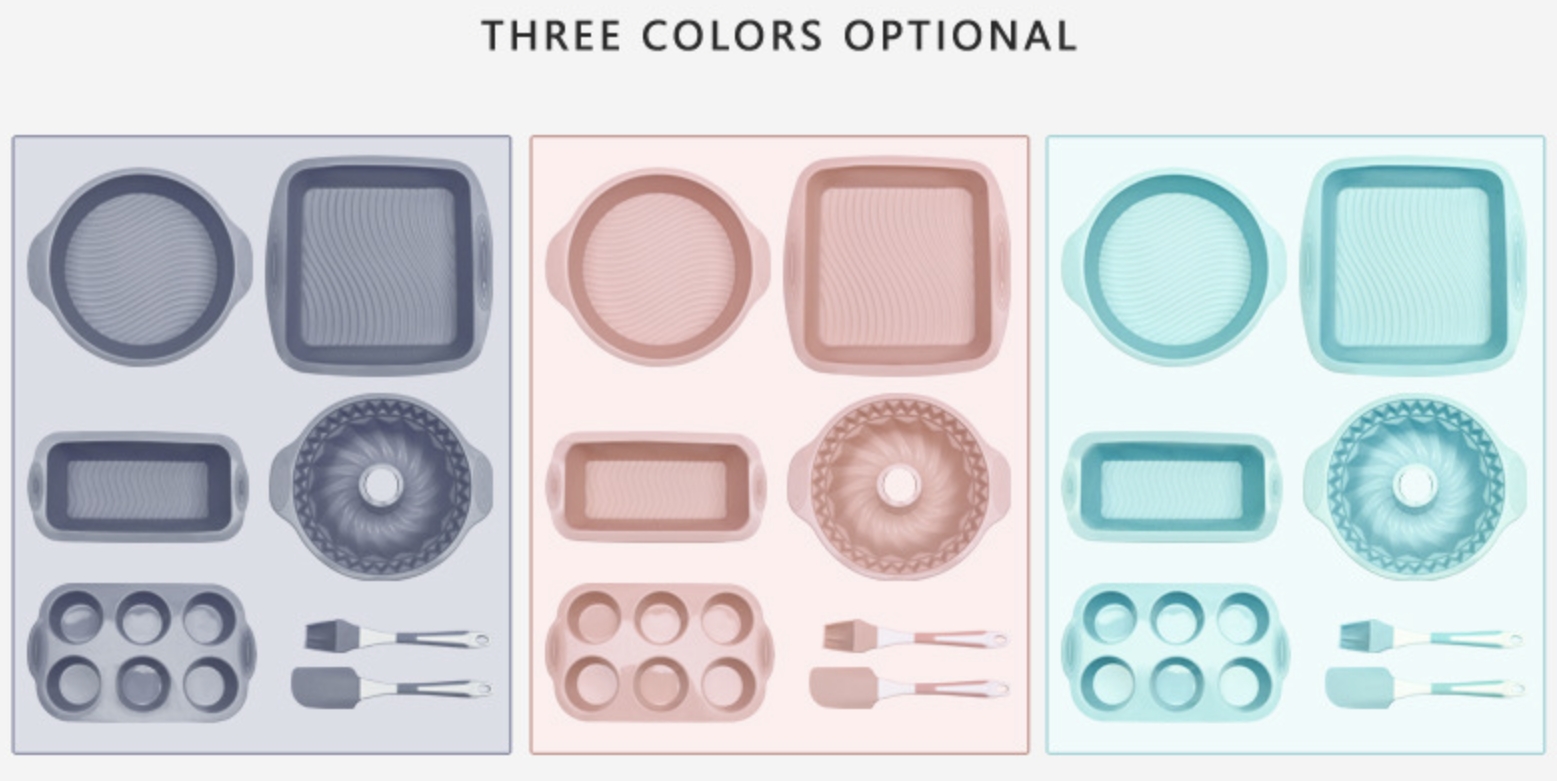 Silicone Cake Mold Set