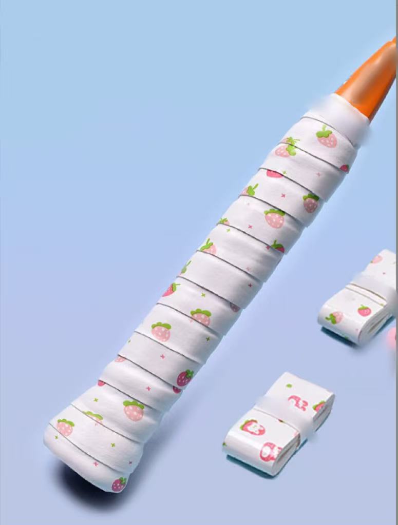 Cross-border sticky grip tape, sticky grip tape for badminton rackets, non-slip tape, sweat-absorbing tape, cartoon sticky soft wrap tape