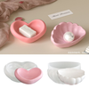 Cross-border new resin silicone mold DIY heart-shaped shell storage box candle cup decoration plaster mold
