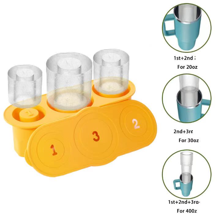 Cross-border hot-selling ice cube tray, ice cube mold, creative easy demolding silicone ice tray wholesale