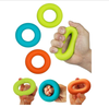 Silicone Hand Grip Training Ring, Silicone Finger Exerciser, 30-50 lb Silicone Grip Trainer, Adjustable Resistance Silicone Hand Grip Ring, Rock Climbing and Rehabilitation Finger Trainer, Multi-Purpo