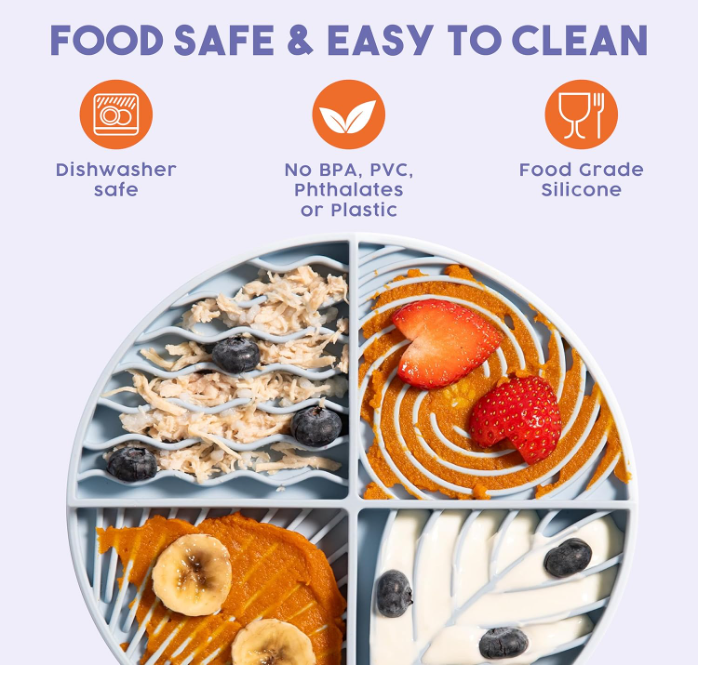 Cross-border best-selling 4-piece silicone lick mat and slow feeder, suitable for dogs and cats, suction cup non-slip slow feeding bowl, BPA-free food-grade silicone, dishwasher safe, extends mealtime