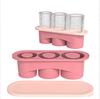 Cross-border hot-selling ice cube tray, ice cube mold, creative easy demolding silicone ice tray wholesale