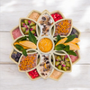 Lotus Mandala Enrichment Feeding Mat - Premium TPE Slow Feeder Dog Lick Mat, Anxiety Relief TPE Feeding Tray, Mandala Pattern Slow Feeding Mat for Dogs, 8-Inch Lotus Design Dog Lick Mat, Floral Patter