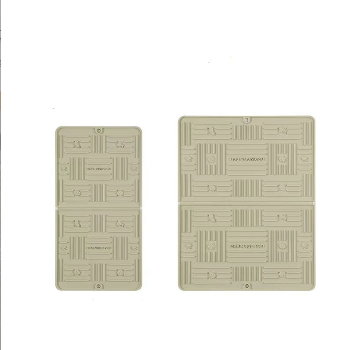 Draining Mat Silicone Draining Mat Countertop Heat-resistant High-temperature Insulation Mat Coaster Pot Mat Kitchen Draining Mat Countertop