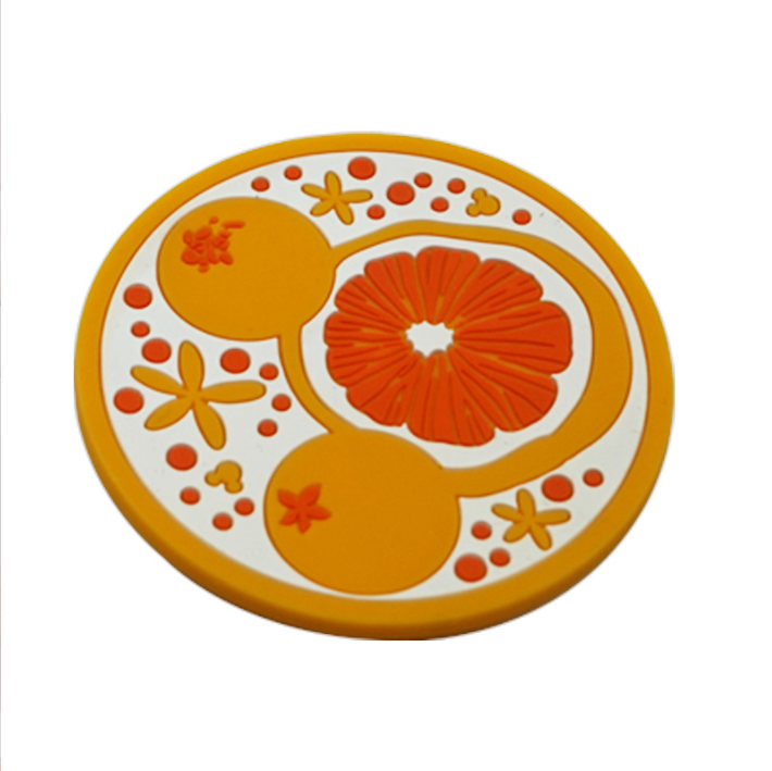 Factory customized cartoon silicone cup coaster ring, high temperature resistant, non-slip, heat-insulating mat, PVC resin coffee cup insulation sleeve