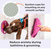 Cross-border best-selling 4-piece silicone lick mat and slow feeder, suitable for dogs and cats, suction cup non-slip slow feeding bowl, BPA-free food-grade silicone, dishwasher safe, extends mealtime