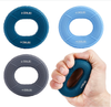 Silicone Hand Grip Training Ring, Silicone Finger Exerciser, 30-50 lb Silicone Grip Trainer, Adjustable Resistance Silicone Hand Grip Ring, Rock Climbing and Rehabilitation Finger Trainer, Multi-Purpo