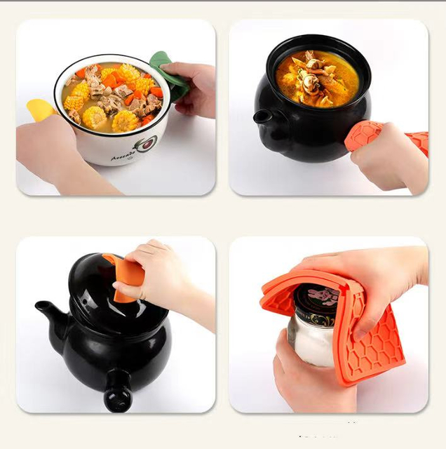 Silicone heat insulation mat, multifunctional heat-resistant mat, high-temperature resistant, anti-scald pot mat, coaster, placemat