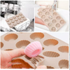 New 15-Cup Pudding Mousse Cake Silicone Mold, Baking Pastry Easy Release, Food-Grade Cookie Mold Cake Mold