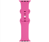Apple monochrome silicone strap, solid color, butterfly clasp, figure-8 buckle, suitable for Apple iWatch 8 sports Apple watch strap