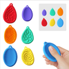 Cross-border New Fidget Toys Children's Stress-Relief Silicone Sensory Stone Soft Texture Stress-Relief Toy