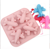Torch Point 4-Connected Airplane Silicone Cake Mold Handmade Jelly Pudding Mold DIY Essential Oil Soap Plaster Tool