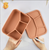 New Food-grade Silicone Storage Box, Microwaveable, Leak-proof Soup Container, Refrigerator Storage Box, Sealed Freezer Box