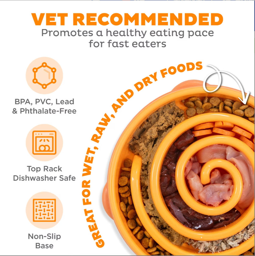 Fun feeding interactive dog bowl, interactive non-slip plastic slow feeding dog bowl, lick stacking interactive puzzle game and slow feeder, lick stacking interactive puzzle game and slow feeder