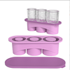 Cross-border hot-selling ice cube tray, ice cube mold, creative easy demolding silicone ice tray wholesale