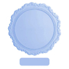 Large silicone placemat European retro embossed dining table non-slip mat household drainage coaster heat insulation mat in stock