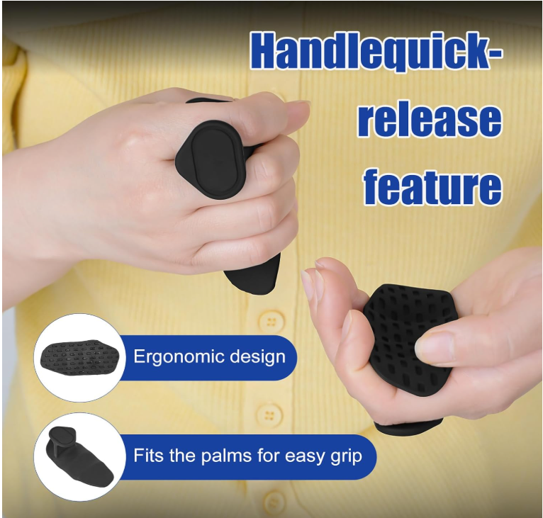 Dumbbell and barbell, pull-up and equipment training, blister prevention palm protection, non-slip silicone fitness grips, odorless palm protection, grips specially designed for men's and women's fitn