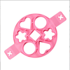 Kitchen Creative Silicone DIY Seven-Hole Pancake Egg Maker Cake Shaping Mold Non-Stick Baking Tool