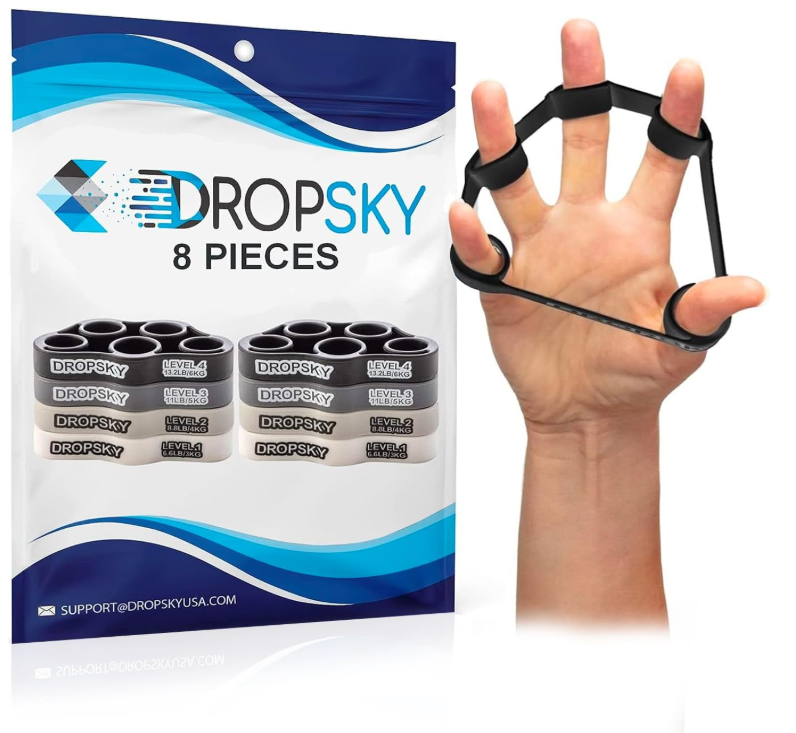 Finger Strengthening Hand Resistance Band Finger Exerciser Grip Trainer Hand Stretching Device Forearm Trainer