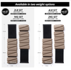 Wrist and ankle weights, adjustable elastic bands for men and women, each weighing 2 pounds or 4 pounds, suitable for running, jogging, walking, yoga, dance, Pilates, aerobic exercise, and strength tr
