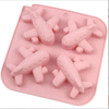 Torch Point 4-Connected Airplane Silicone Cake Mold Handmade Jelly Pudding Mold DIY Essential Oil Soap Plaster Tool
