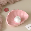 Cross-border new resin silicone mold DIY heart-shaped shell storage box candle cup decoration plaster mold