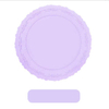 Large silicone placemat European retro embossed dining table non-slip mat household drainage coaster heat insulation mat in stock