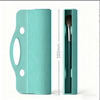 Cross-border new silicone cosmetic bag handheld coin purse waterproof and dustproof travel makeup tool brush storage bag
