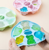 Factory Wholesale Silicone Ice Cube Tray, Household Bear-shaped Ice Cube Tray, Silicone Ice Cube Mold with Lid, Ice Cube And Popsicle Making