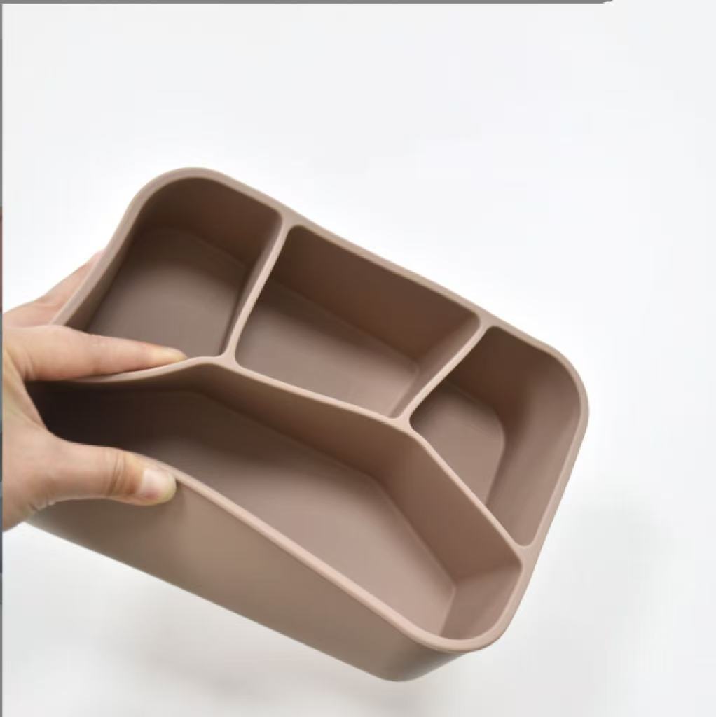 New Food-grade Silicone Storage Box, Microwaveable, Leak-proof Soup Container, Refrigerator Storage Box, Sealed Freezer Box