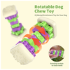 MASBRILL Interactive Dog Chew Toy, Durable Rotatable Dog Toy, Colorful and Sturdy Dental Protection Toy Suitable for Aggressive Chewing Medium and Large Dogs, Dog Intelligence Development and Teeth Cl