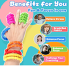 8-piece set of stress relief finger sticks sensory toys, autism/ADHD toys for relieving stress and anxiety, small party toys, children's sensory finger sticks, quiet finger sticks for kids