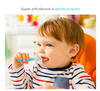 Silicone spoons baby spoons newborn baby silicone soft-head soup spoon complementary food spoon feeding utensils silicone baby spoon bag wholesale