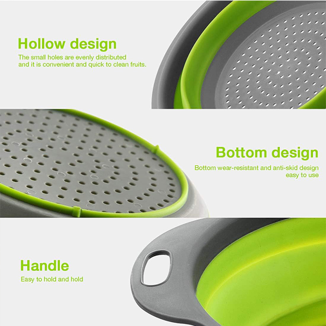 Foldable Silicone Washing Basket
