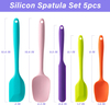 5 Piece Rubber Spatulas for Baking