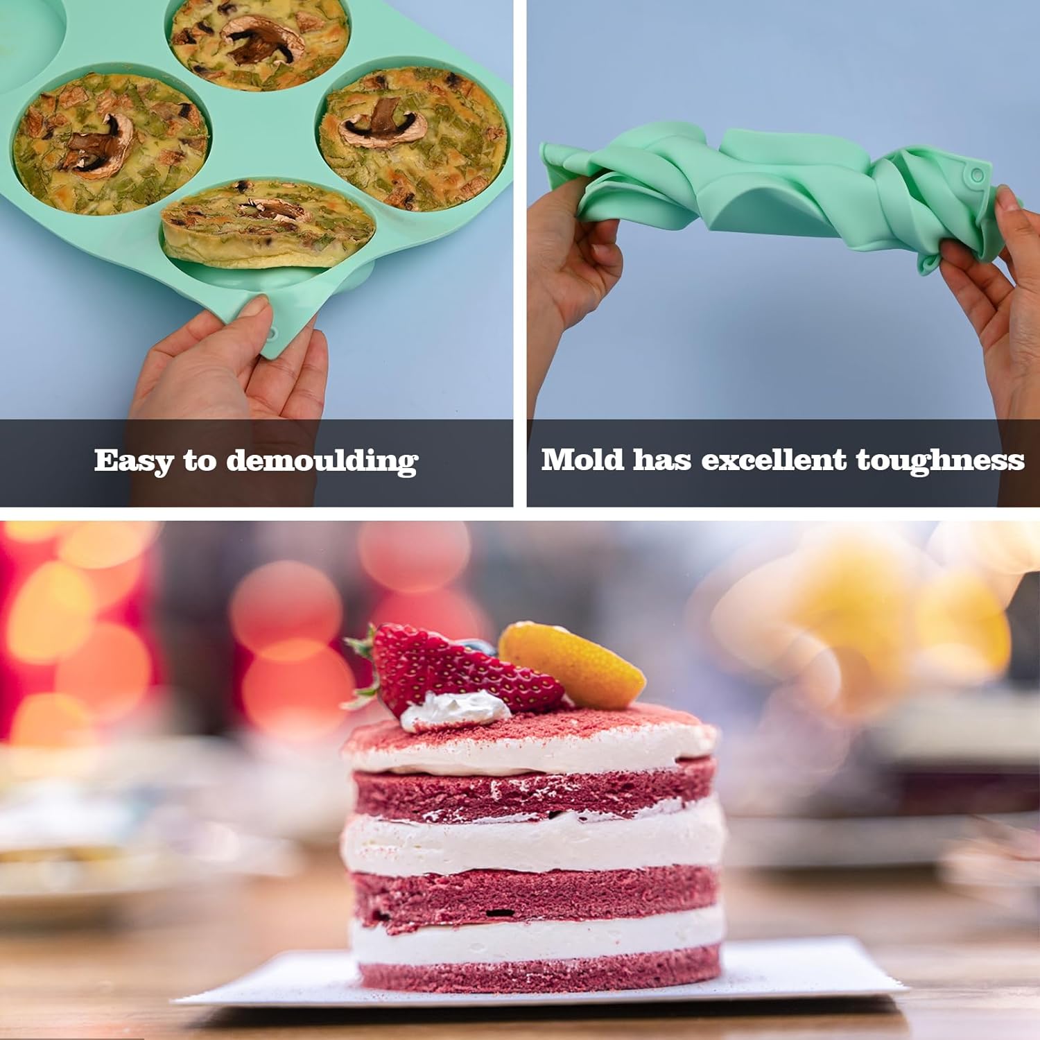 Round Baking Molds for Mini Cake