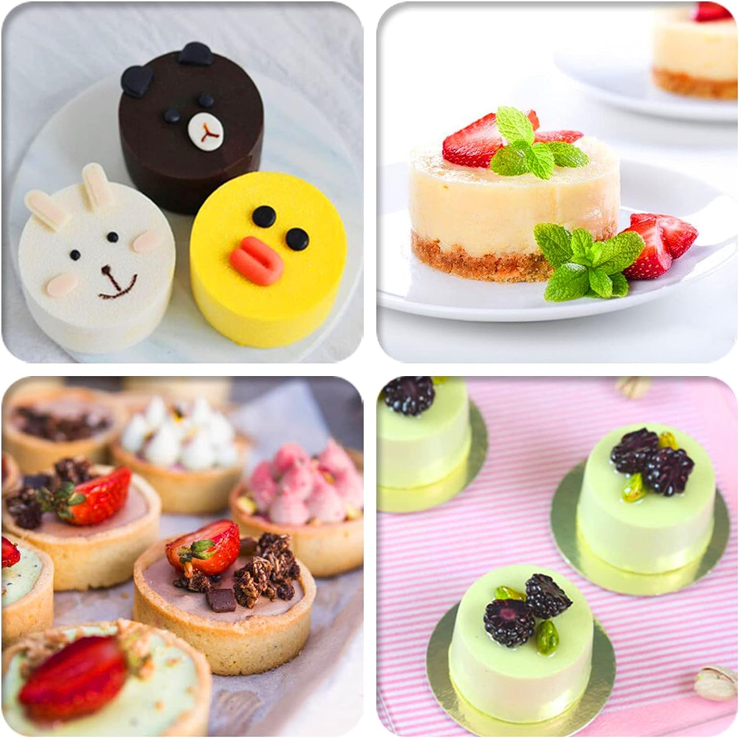 Silicone Mini Cake Baking Molds