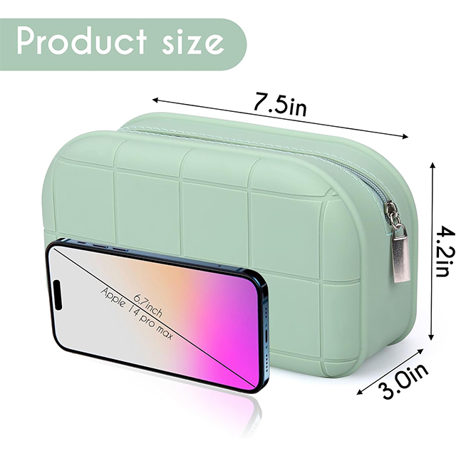 Silicone Waterproof Toiletry Bag Bathroom