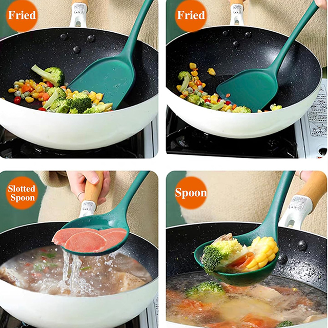 Silicone Spoon Cooking Utensils