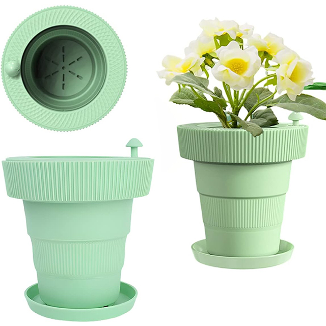 Silicone Foldable Flower Pot