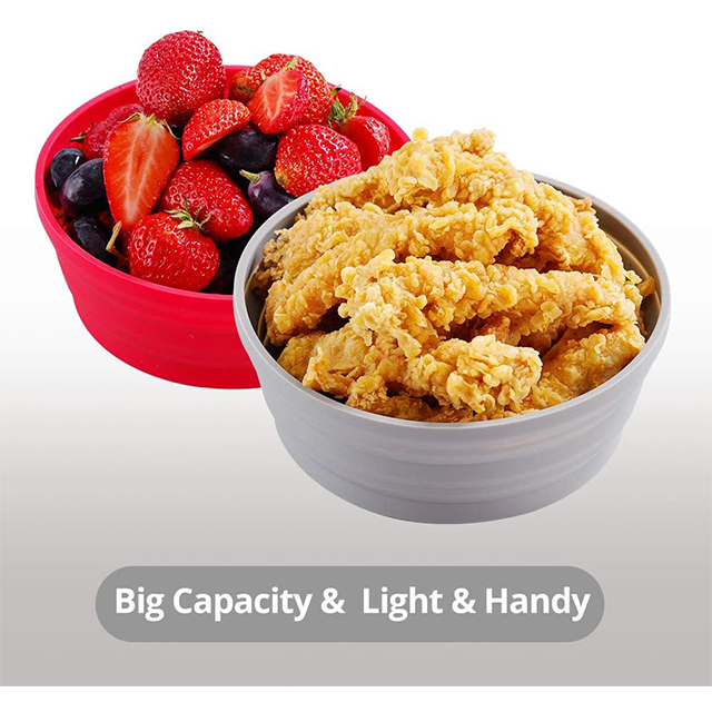 Collapsible Silicone Cookware Camping