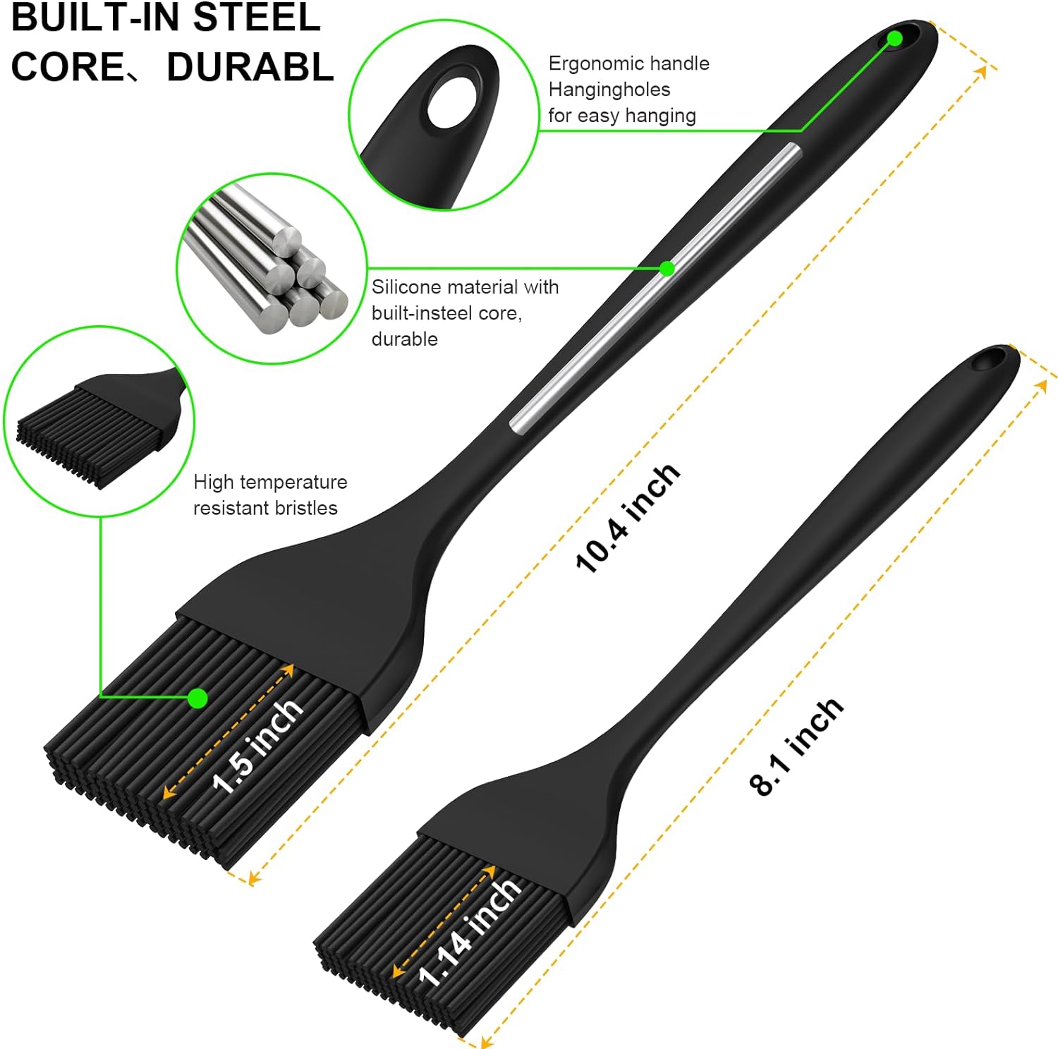 Kitchen Silicone Oil Brush