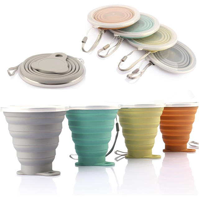Collapsible Silicone Camping Cup
