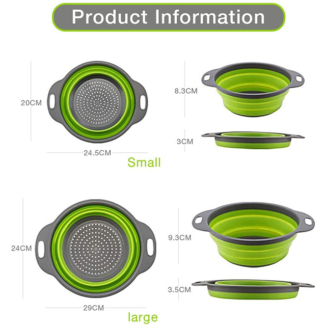 Foldable Silicone Washing Basket