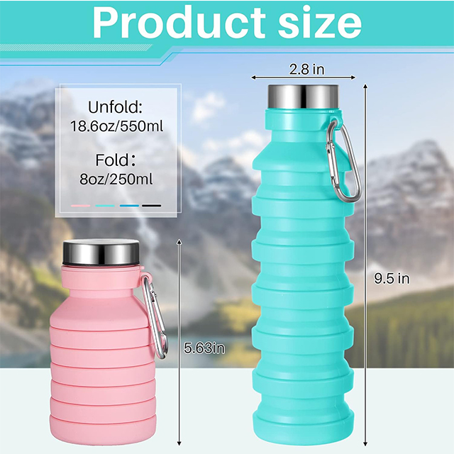 Silicone Camping Bottle