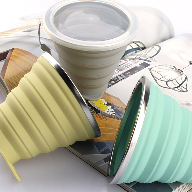 Collapsible Silicone Camping Cup