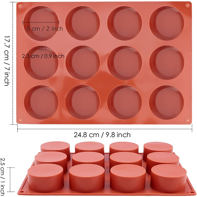 Silicone Mini Cake Baking Molds